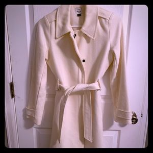 Cream Dress Coat